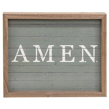 Amen Framed Print 10x8 - The Fox Decor